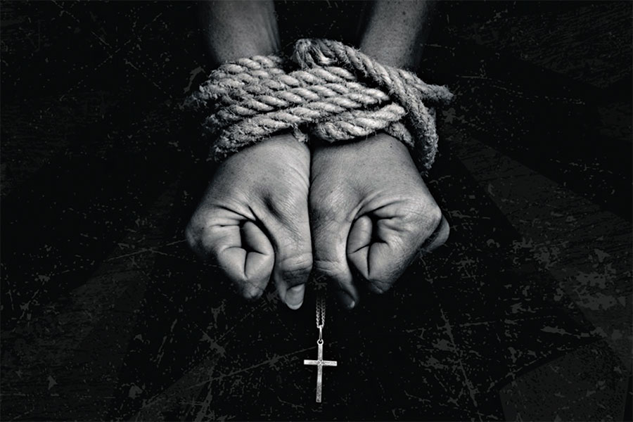 Persecution-Hands defining the true christian purpose